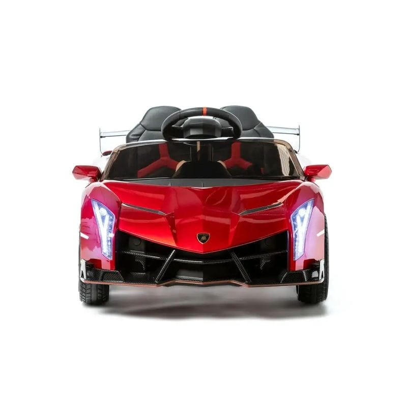 Lamborghini Veneno 12v Pintura Metalizada Rojo - Coche eléctrico para niños - Ítem3