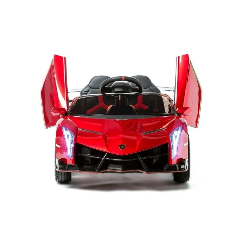 Lamborghini Veneno 12v Pintura Metalizada Rojo - Coche eléctrico para niños - Ítem4