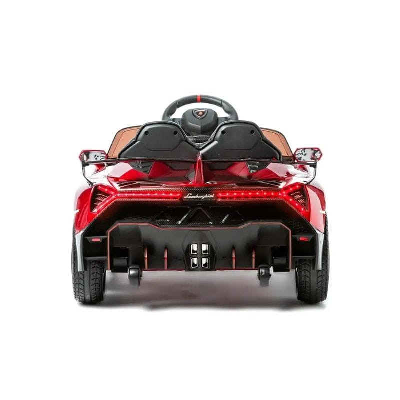 Lamborghini Veneno 12v Pintura Metalizada Rojo - Coche eléctrico para niños - Ítem6