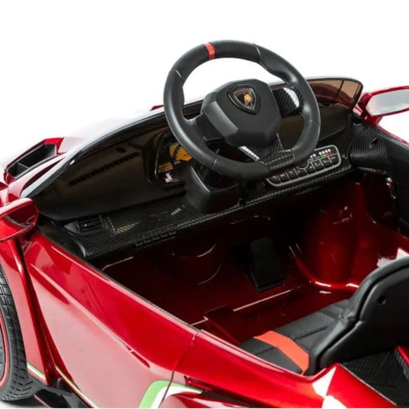 Lamborghini Veneno 12v Pintura Metalizada Rojo - Coche eléctrico para niños - Ítem8