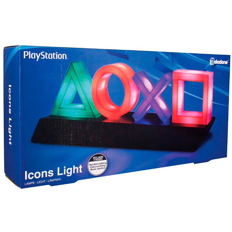 Lámpara Gaming Playstation Paladone Icons Multicolor - Ítem4