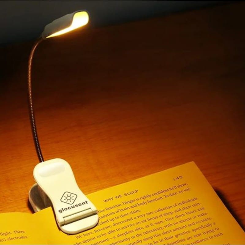 Lámpara Inalámbrica Glocusent Clip USB Tipo C Blanco - Ítem1