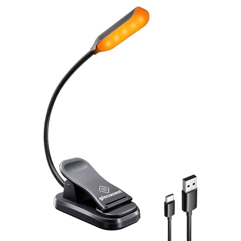 Lampe sans Fil Clip Glocusent USB Type C Noir - Ítem