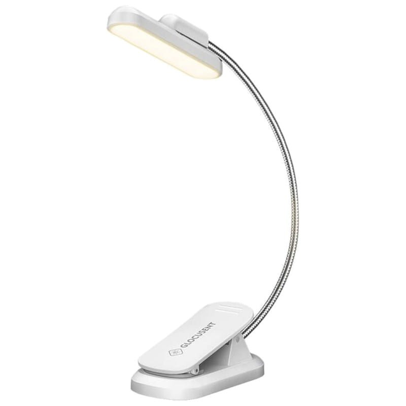 Lámpara Inalámbrica Glocusent GLCSNTA2401 Clip Adaptable USB Tipo-C 1000mAh Blanco - Ítem