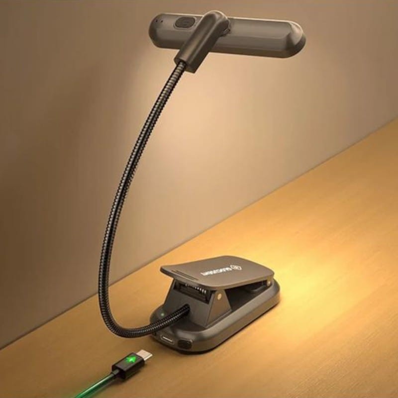 Lampe sans fil Glocusent GLCSNTA2401 ClipAdaptatif USB Type-C 1000mAh Argent - Ítem1