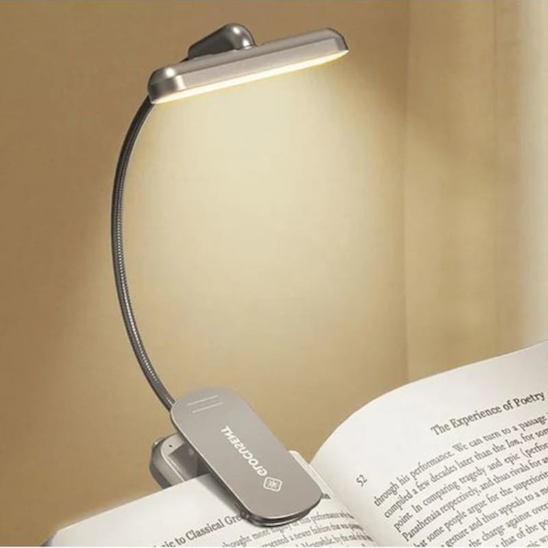 Lampe sans fil Glocusent GLCSNTA2401 ClipAdaptatif USB Type-C 1000mAh Argent - Ítem4