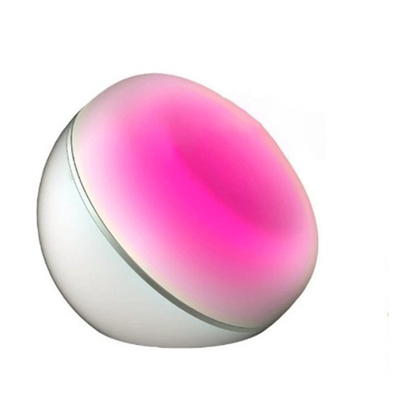 Lámpara Inteligente de Mesa control por Voz DB-106 - Color Blanco - 7 Colores RGB - Iluminación LED - Alimentación 5V-1A - WiFi 2.4GHz b/g/n - Control Remoto - Temporizador - Compatible con Android y iOS