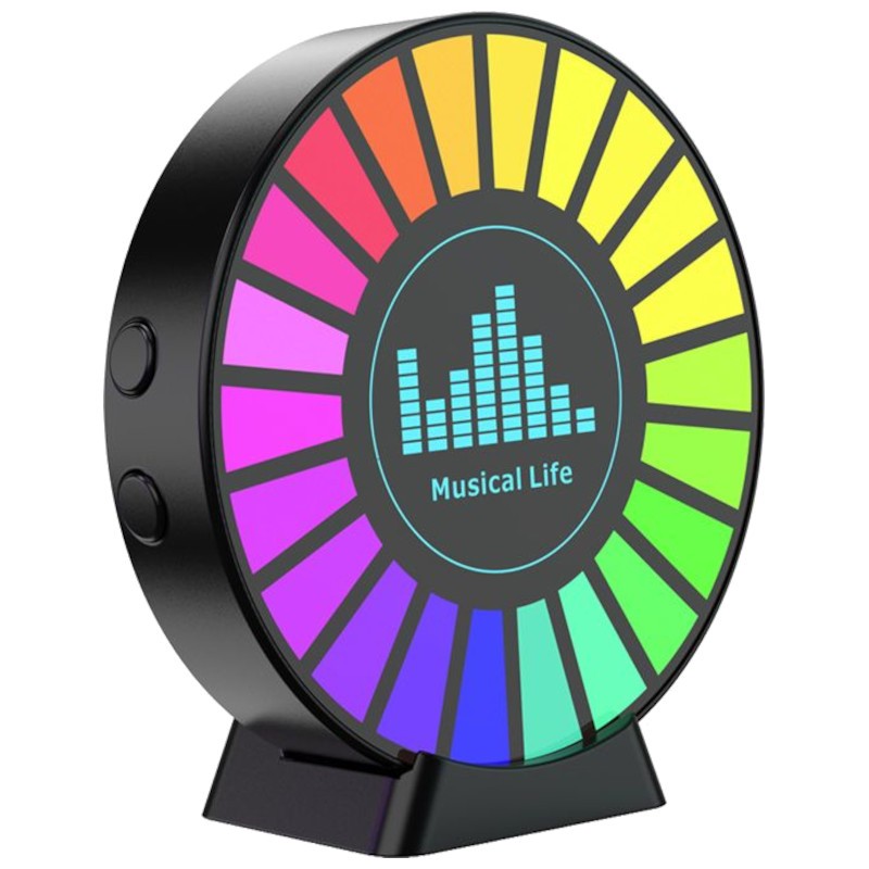 Lampe LED LS130 Contrôle du son et de la musique pour voiture RVB USB Type C Noir - Ítem
