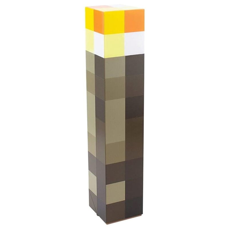 Lámpara Paladone Antorcha Minecraft con 2 modos de luz