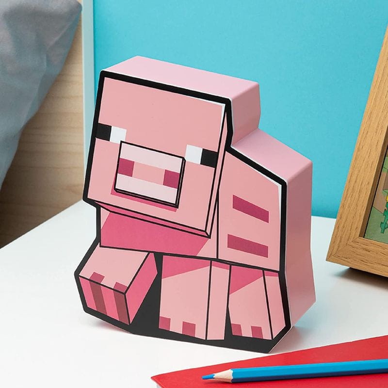 Lâmpada Paladone Pig 2D Minecraft - Item2