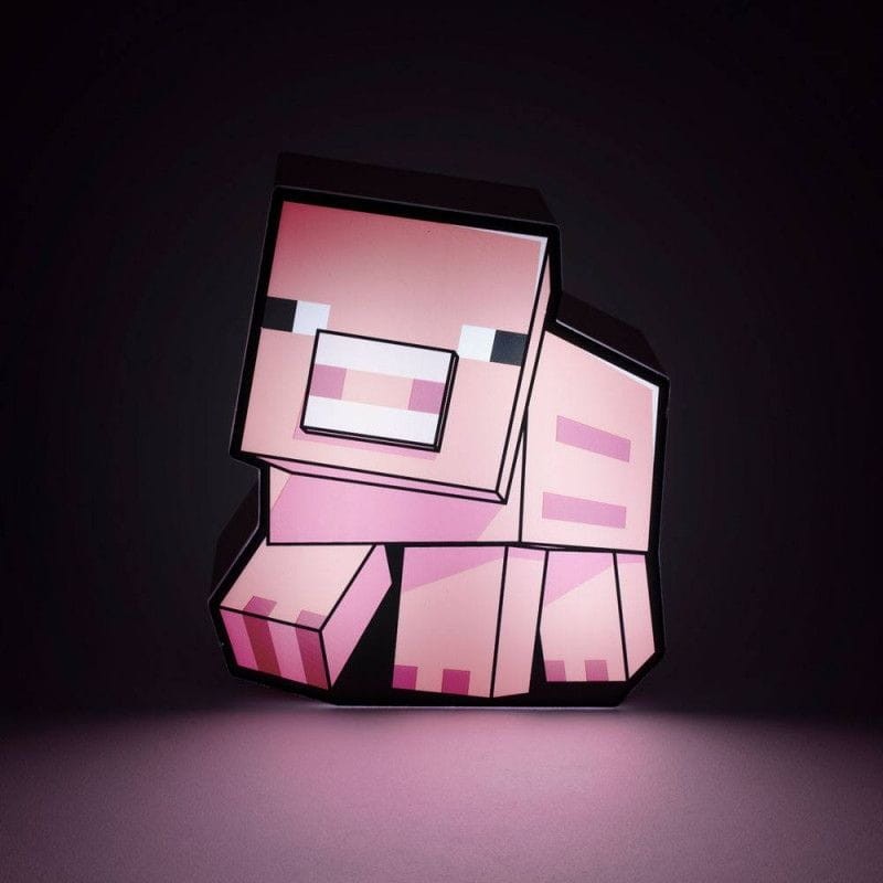 Lâmpada Paladone Pig 2D Minecraft - Item3