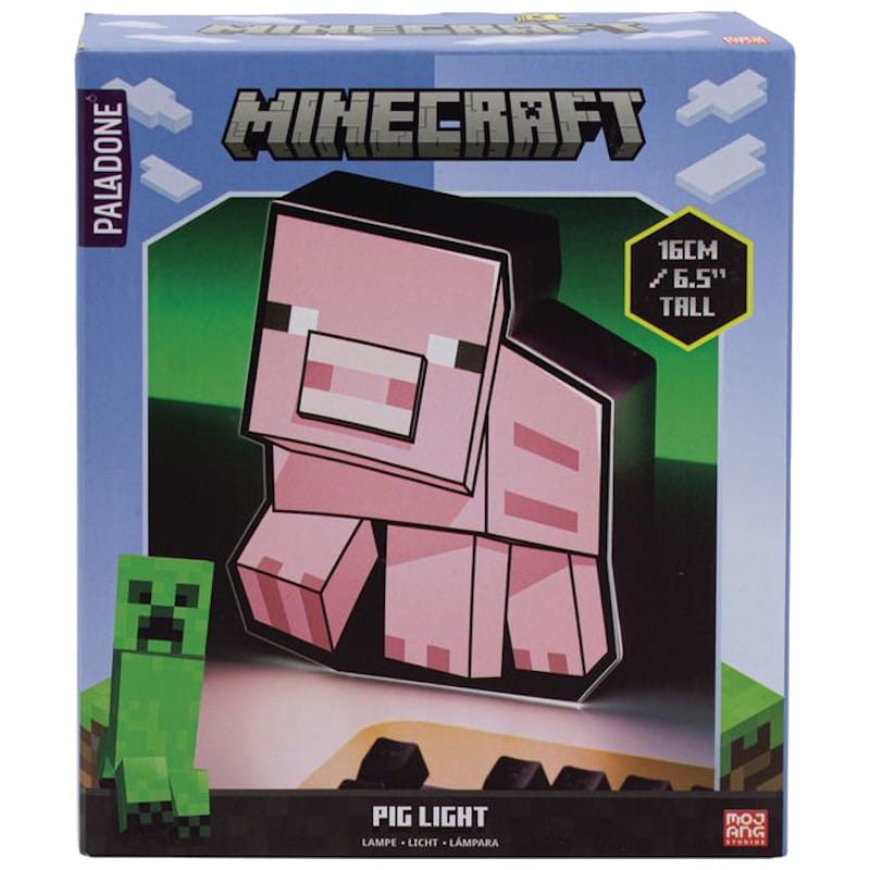 Lâmpada Paladone Pig 2D Minecraft - Item4