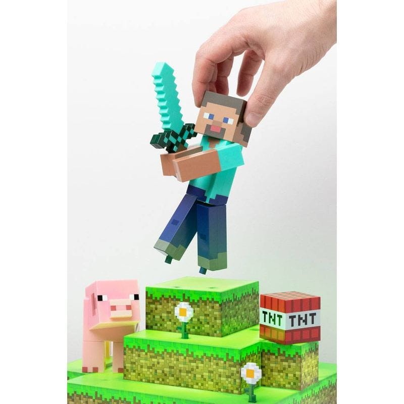 Lámpara Paladone Steve Diorama Minecraft - Ítem5