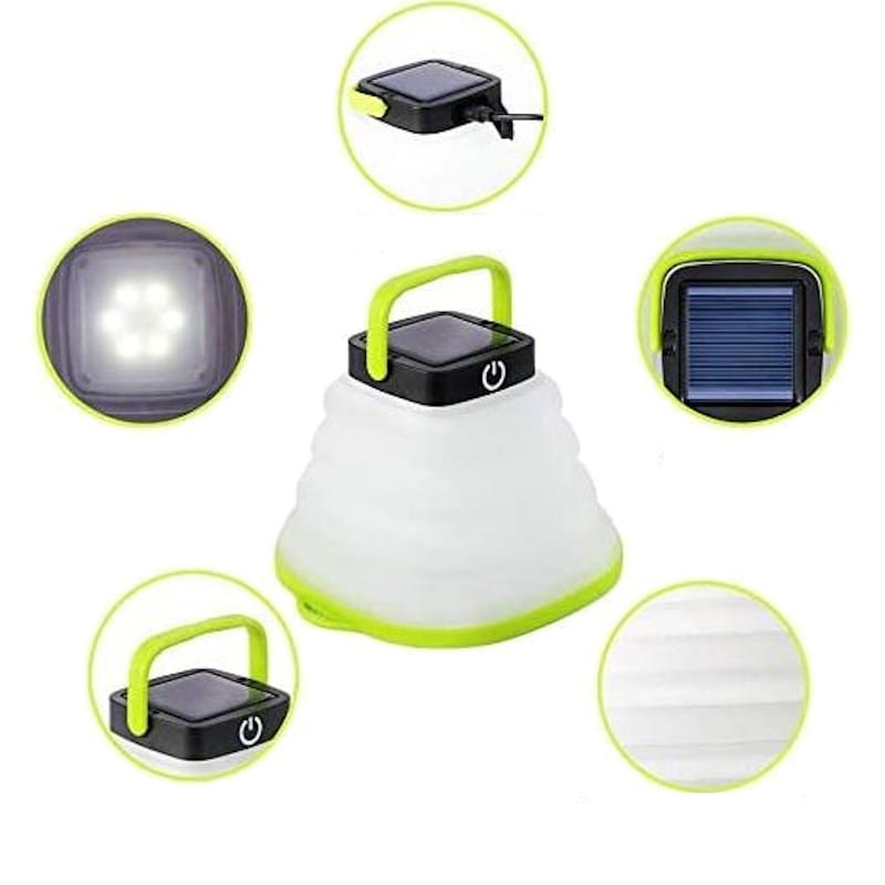 Candeeiro Solar Dobrável e Tigela Recipiente 2 em 1 - Item4