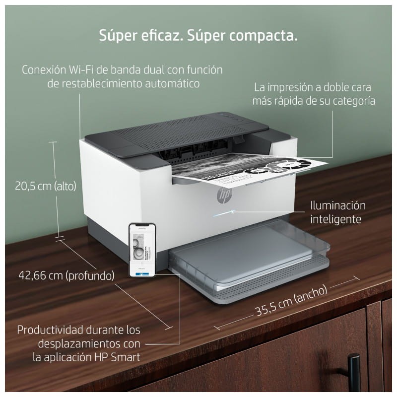 HP LaserJet Impresora M209dw Láser Blanco y negro WiFi Blanco – Impresora Láser - Ítem5