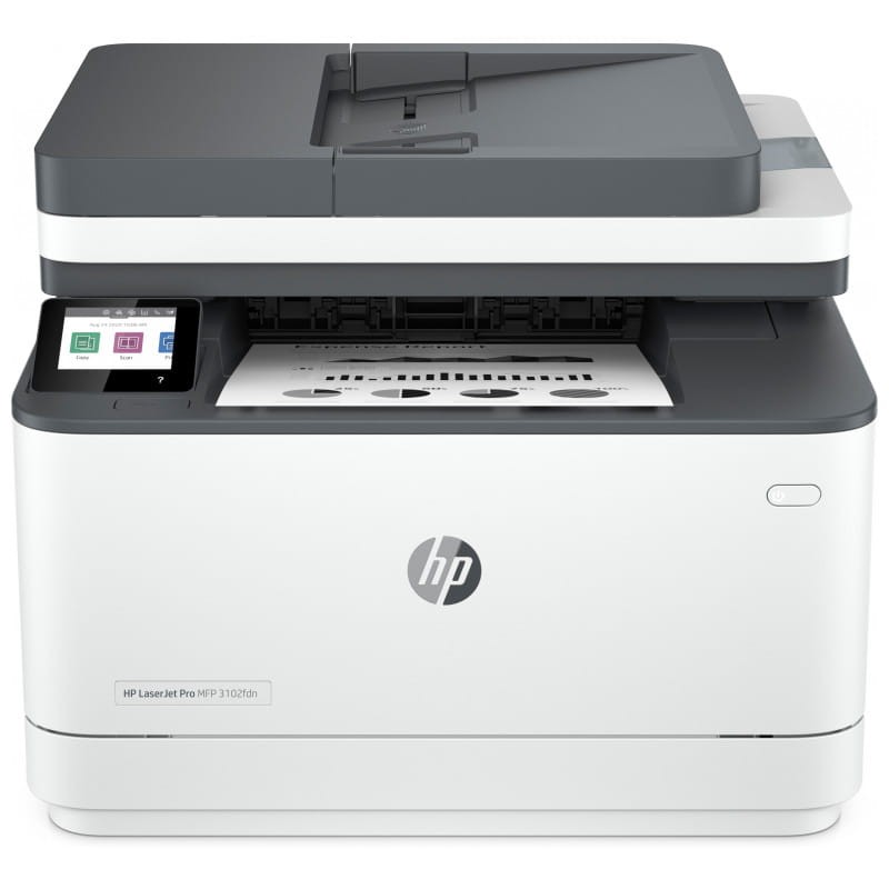 HP LaserJet Pro 3102fdn Imprimante multifonction Noir & Blanc Non WiFi Blanc - Imprimante laser - Ítem