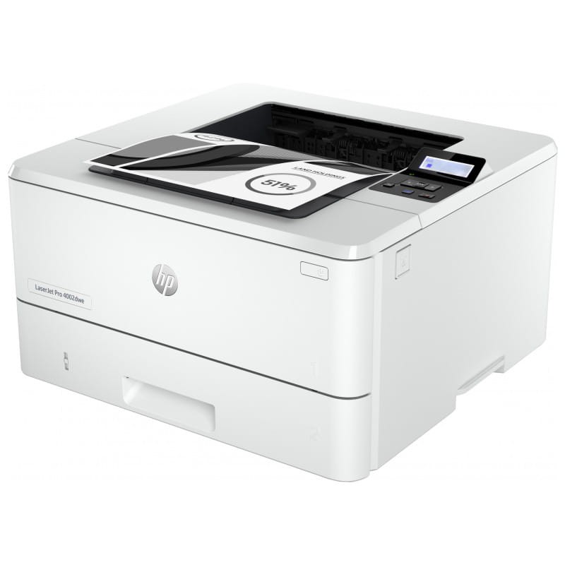 HP LaserJet Pro 4002dwe Láser Blanco y Negro WiFi Blanco – Impresora Láser - Ítem3