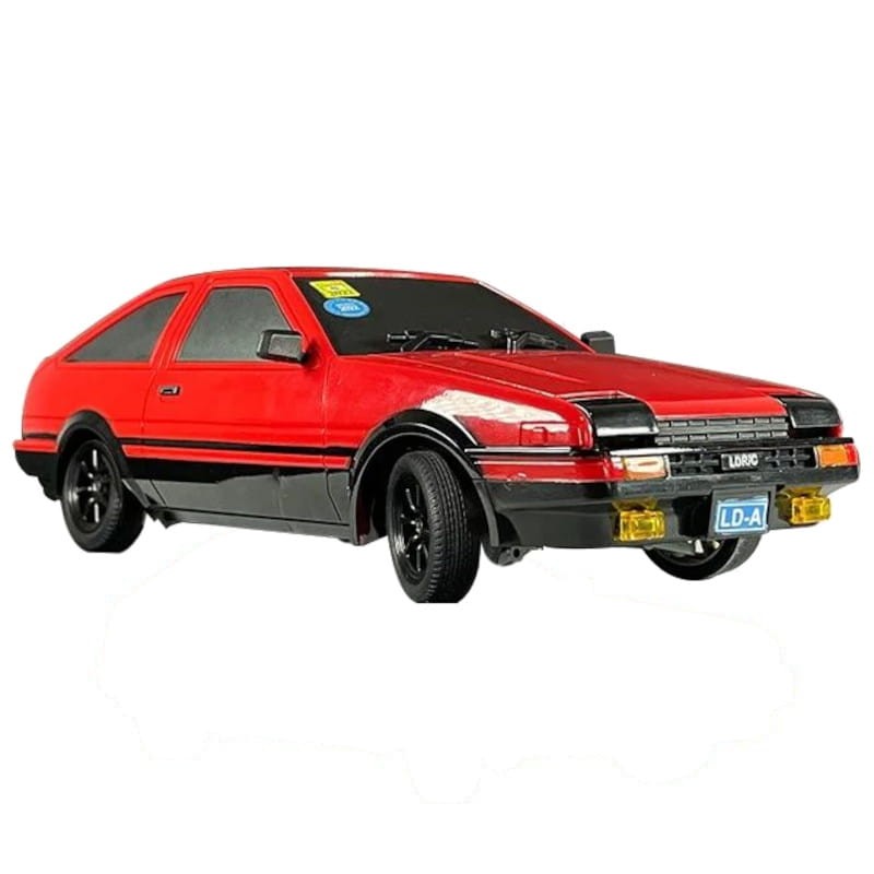 LD1801 AE86 1/18 2.4G (versão Gyro) Drift Vermelho - Carro RC - Item