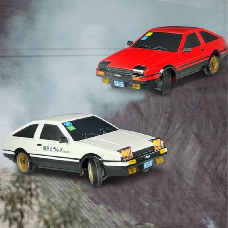 LD1801 AE86 1/18 2.4G (versão Gyro) Drift Vermelho - Carro RC - Item1