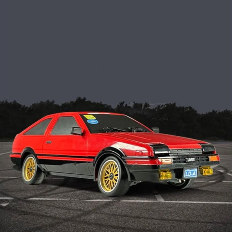 LD1801 AE86 1/18 2.4G (versão Gyro) Drift Vermelho - Carro RC - Item2