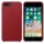 Capa de pele para iPhone 8 Plus e iPhone 7 Plus em cor Vermelho - Item2