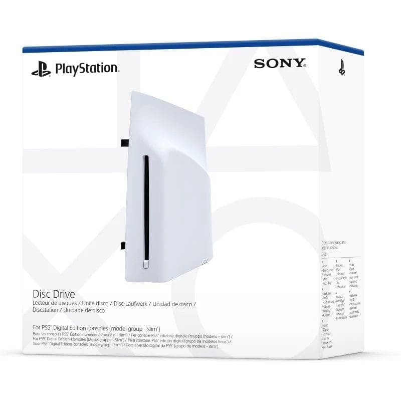 Caixa de Sony Leitor Disco Externa para PS5 Slim 4K Branco