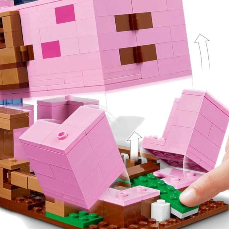 Minecraft pink house  Casas minecraft, Casas minecraft fáceis