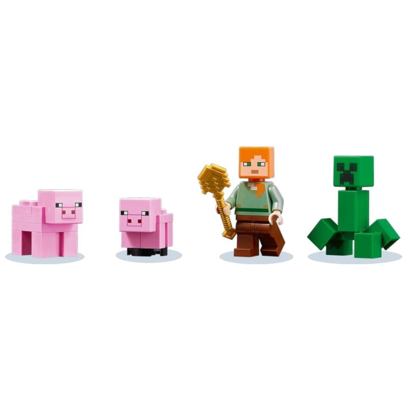 LEGO Minecraft La Maison Cochon - 490 pièces - 8 ans et plus