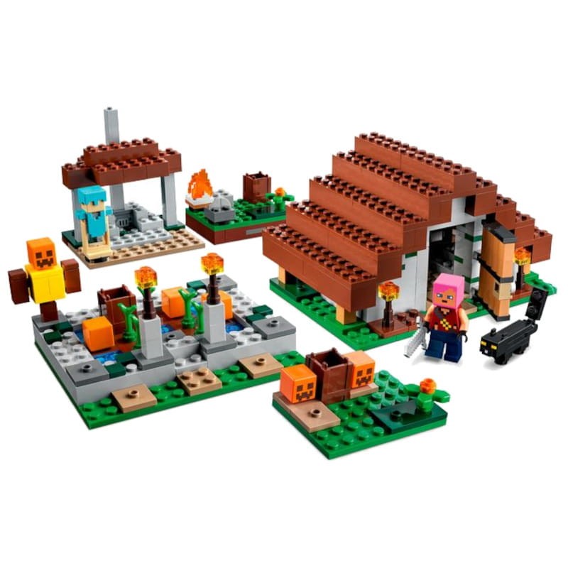 LEGO Minecraft Le Village Abandonné - 422 pièces - Pour les enfants