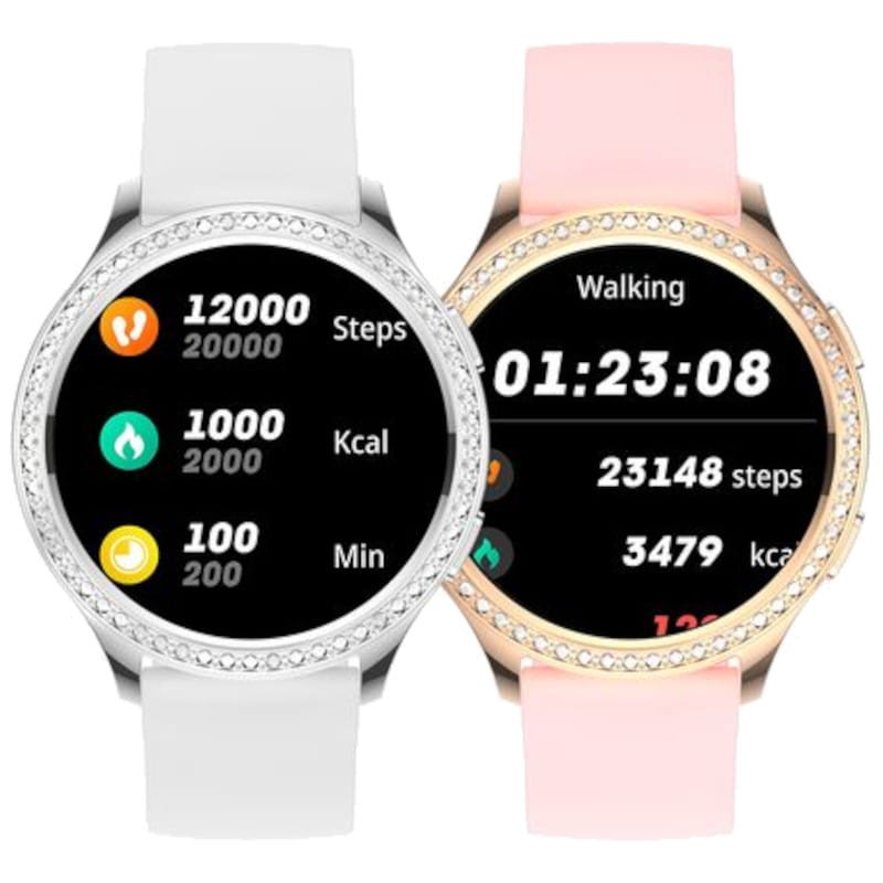 LEMFO AK53 Dourado Bracelete Silicone - Smartwatch - Item1