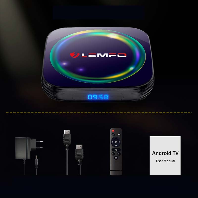 Android TV LEMFO H8S 4GB/64GB Negro - Ítem2