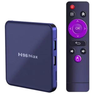 LEMFO H96 MAX V12 4GB/64GB Android 12 Azul - Android TV