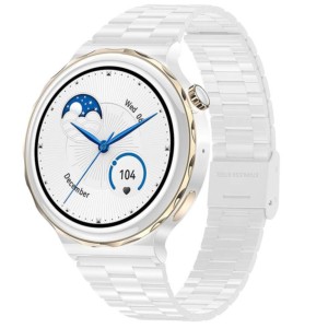 LEMFO HK43 Or avec Bracelet Métallique - Montre Connectée
