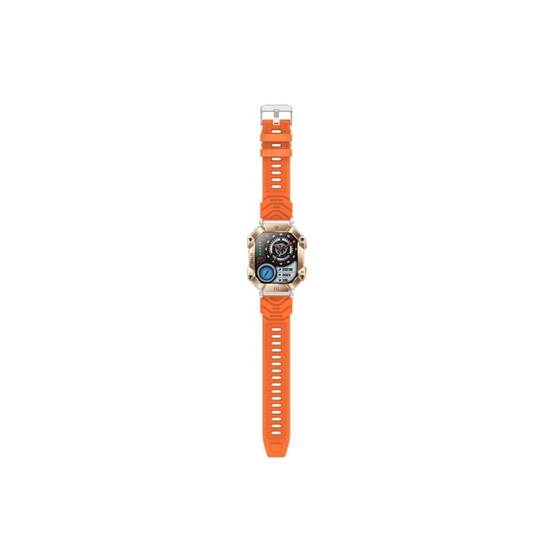 LEMFO KR80 Dourado com Pulseira de Silicone Laranja - Relógio inteligente - Item5