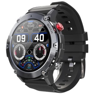 LEMFO LF26 Max Noir avec Bracelet Noir - Montre Intelligente