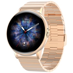 LEMFO LF28 Pro Dorado Correa Metálica Dorado - Reloj Inteligente