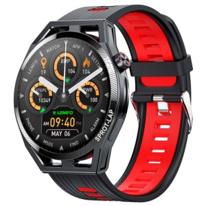 Relógio inteligente LEMFO LF31 com Pulseira Desportiva Vermelha