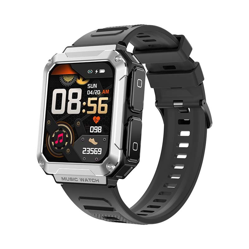 LEMFO T93 Silver - Smartwatch avec écouteurs TWS - Ítem1