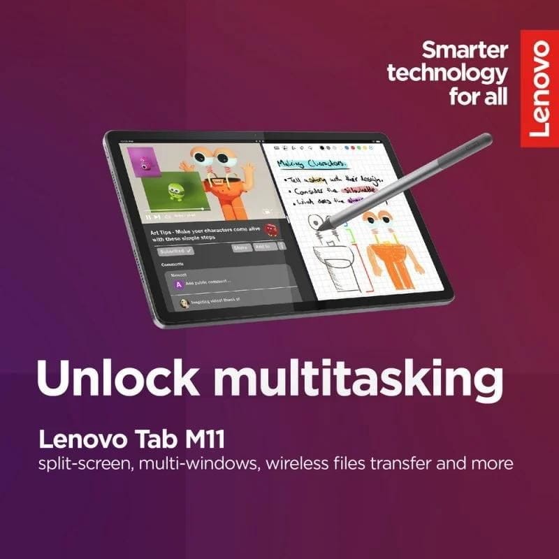 Lenovo Tab M11 4GB/128GB Cinzento - Tablet + Pen Stylus - Item9