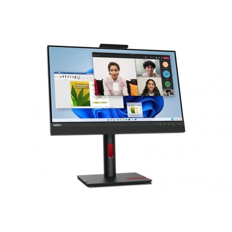 Vista lateral derecha del monitor de pc Lenovo ThinkCentre Tiny-In-One 23.8" FullHD IPS Negro