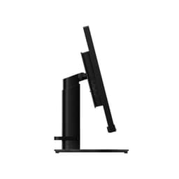 Vista lateral direita do monitor PC Lenovo ThinkVision P27u-20 27