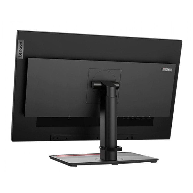 Perspectiva traseira do monitor PC Lenovo ThinkVision P27u-20 27