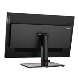 Perspectiva traseira do monitor PC Lenovo ThinkVision P27u-20 27
