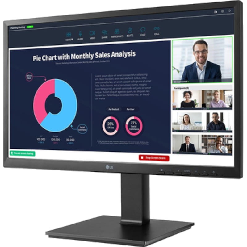 LG 24BP75CP-B 23.8 FullHD IPS con Webcam Negro - Monitor PC - Ítem2