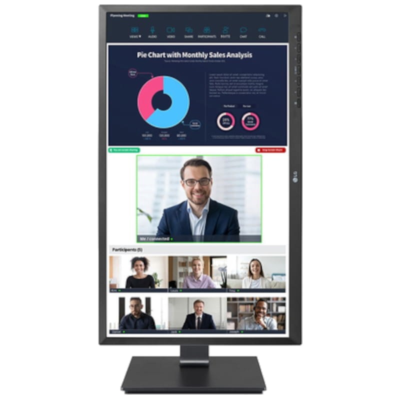 LG 24BP75CP-B 23.8 FullHD IPS con Webcam Negro - Monitor PC - Ítem6