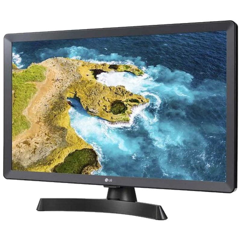 LG 24TQ510S-PZ 23.6 HD Smart TV Wifi Negro/Gris Lateral derecho