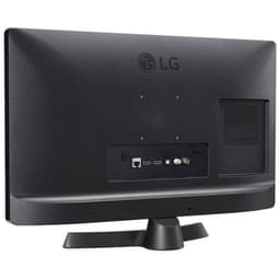 LG 24TQ510S-PZ 23.6 HD Smart TV Wifi Negro/Gris Vista trasera lateral derecho