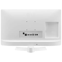 LG 24TQ510S-WZ 23.6 HD Smart TV Wifi Branco Vista traseira