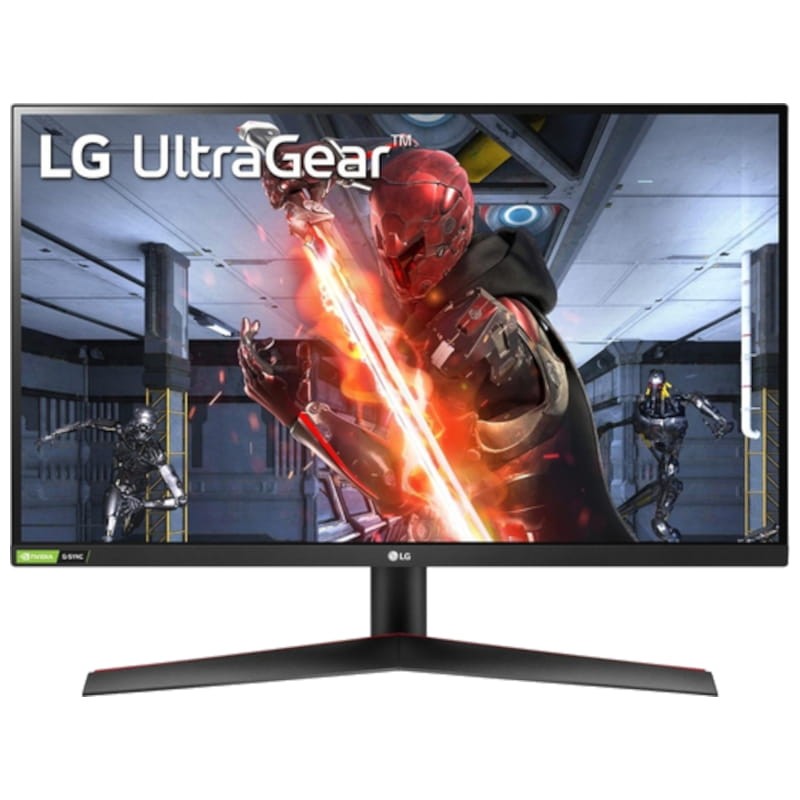 LG 27GN800P-B 27 QHD IPS 144Hz Negro y Rojo - Monitor Gaming - Ítem