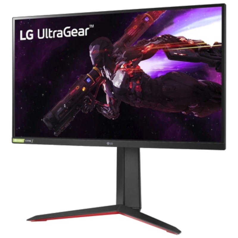 LG 27GP850P-B 27 2K QHD Nano IPS 165Hz G-Sync Noir/Rouge - Moniteur Gaming - Ítem1